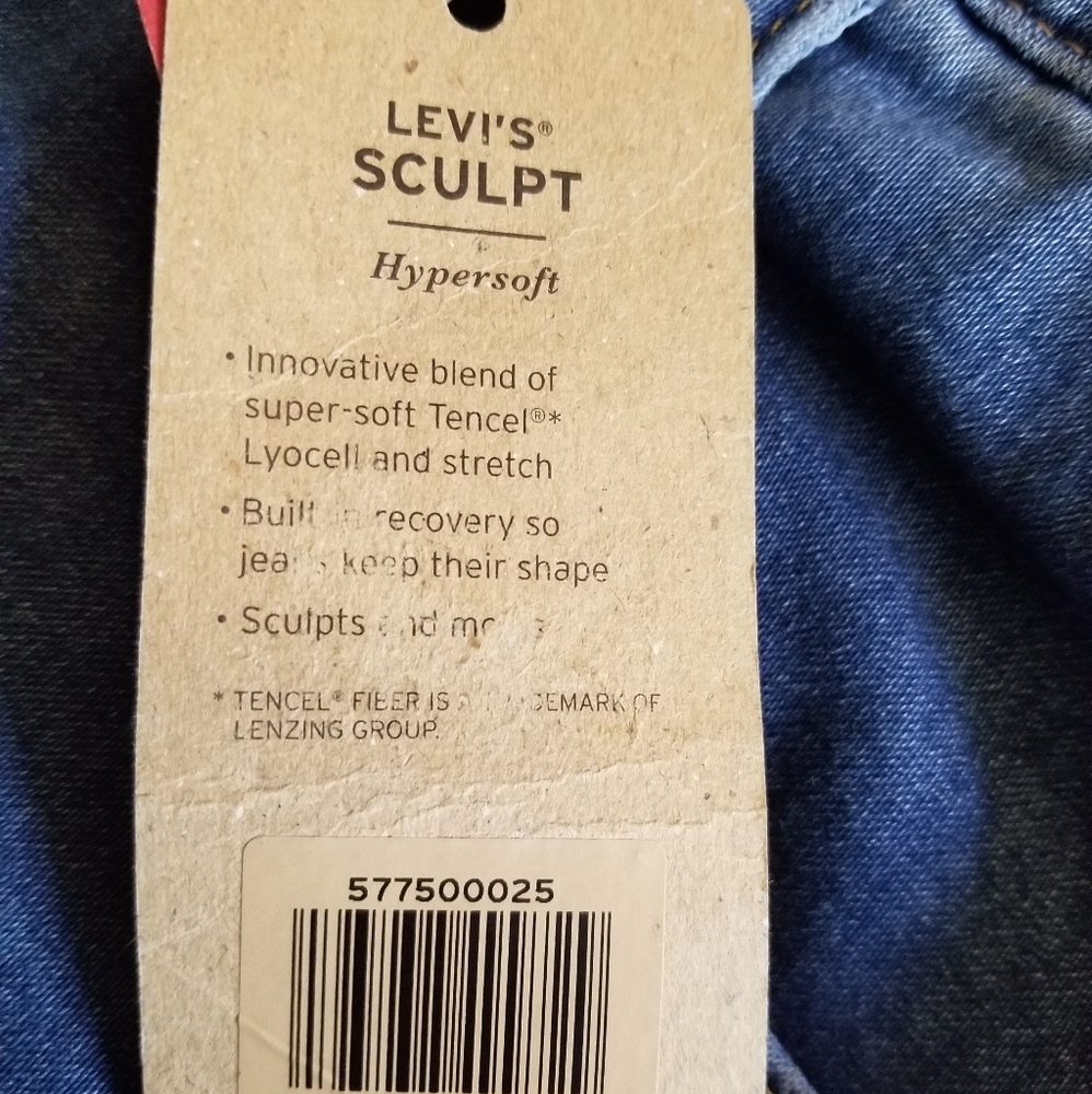 Levi's 720 HIGH RISE SUPER SKINNY WOMEN'S JEANS (PLUS SIZE) NWT - Picture 6 of 10